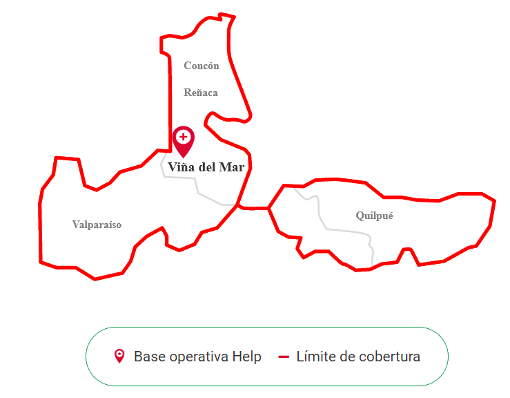 Cobertura Región de Valparaíso